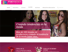 Tablet Screenshot of macroplaza.com.mx